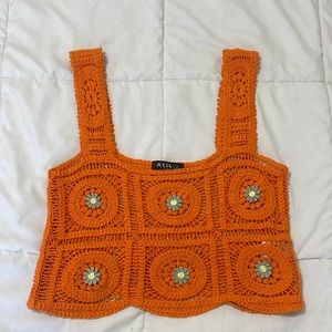 Knitted tank top